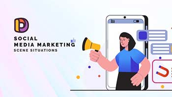Social media marketing-Scene Situations-34664908