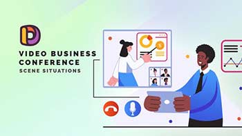 Video business conference-Scene Situations-34664968
