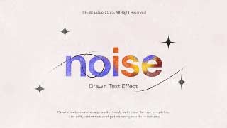 Noise Drawn Text Effect-60096732