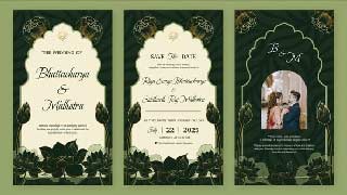 Indian Flower Wedding Invitation-60333374