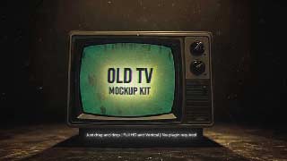 Old TV Mockup-60420638