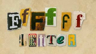 Ransom Letters-F Letters-60675749
