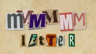 Ransom Letters-M Letters-60721796