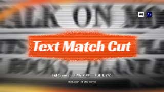 Dynamic Text Match Cut-63031985