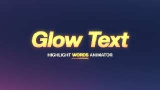 Glow Text Animation-61200676