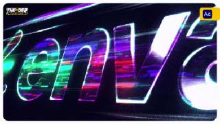 Cyber Neon Logo Reveal-61499370