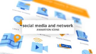 Social Media Network-Animation Icons-28168485