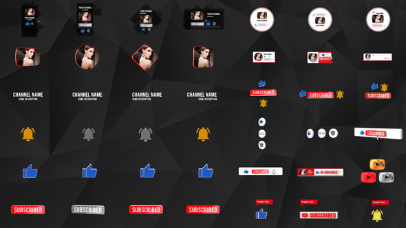 Youtube Subscribe Pack 44 in 1-28024077
