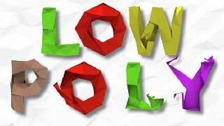 Low Poly Text Letters-15207290