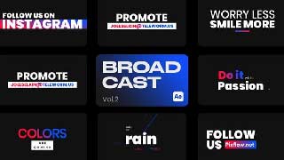 Broadcast Titles II for After Effects-43588166
