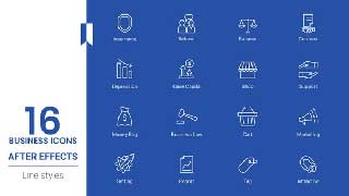Creative Business Icons Line pack-44317113