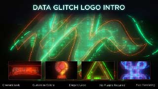 Data Glitch Logo Intro-44456270