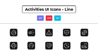 Activities UI Icons-Line-44577066