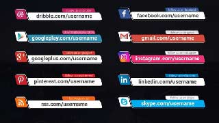 Social Media Lower Thirds