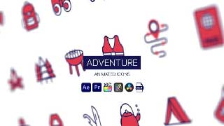 Adventure Animated Icons-Travel Adventure Motion Icons Animation Pack-44950394