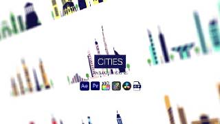 Cities Animated Icons-Urban City Motion Icons Animation Pack-44950925