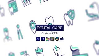 Dental Care Animated Icons-Dentist Medical Motion Icons Animation Pack-44951025