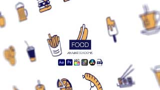 Food Animated Icons-Cooking Food Motion Icons Animation Pack-44951397