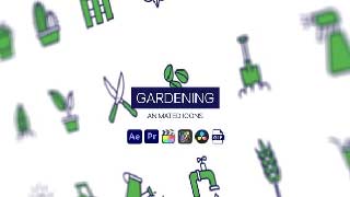 Gardening Animated Icons-Nature Gardening Motion Icons Animation Pack-44951466