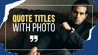 Quote Titles with Photo-45222263