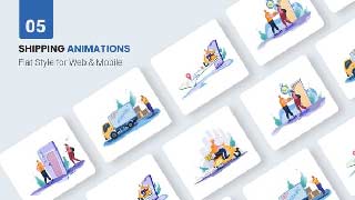 Shipping Packing Animations-Flat Concept-45232181
