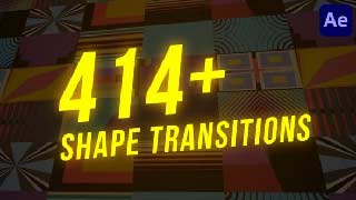 414 Shape Transitions for After Effects