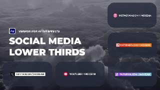 Colorful Social Media Lower Thirds-45497109