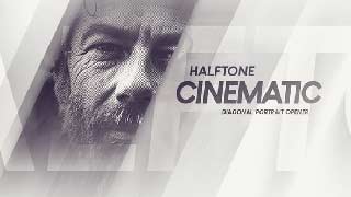 Halftone Portrait Titles  Cinematic Film Opener-45588668