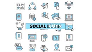 25 Clean Social Icons-45655218