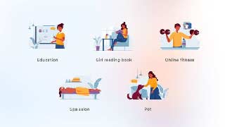 Rest and care-Blue and Yellow People Concepts-45695803