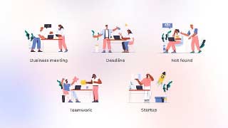 Teamwork-Big Character Tool Set Concepts-45848634