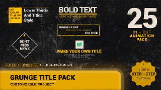 Grunge Title Pack-45924910