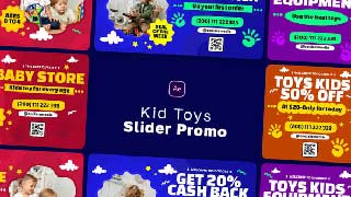 Kids Toys Slider Promo-45976645