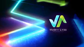 Bright Neon Lines Logo-45990791