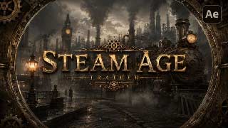 Steam Age Trailer-Epic Steampunk Industrial Fantasy For After Effects-21238466