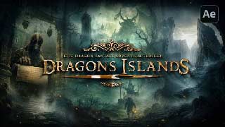 Dragons Islands-Epic Dragon Fantasy Adventure Trailer For After Effects-21708053