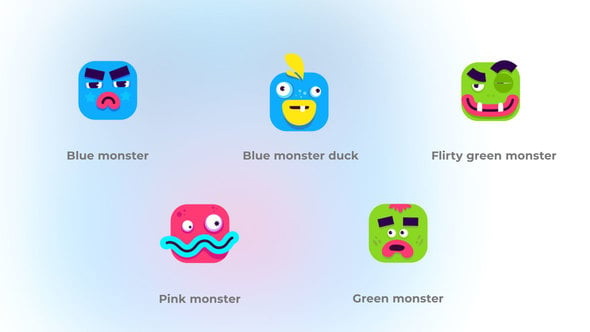 Square Monsters-Avatars Concept-47718215
