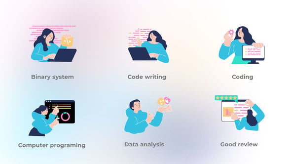 Computer Programing-Stonepictures Set of Mini Concepts-47718517