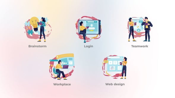 Teamwork-Flat Concept Colorful-47721523