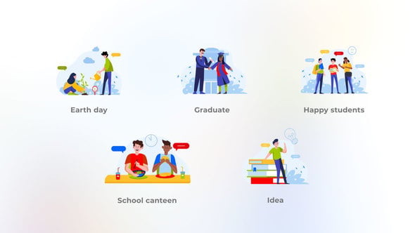 Happy Students-Flat Concepts-47721615