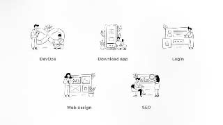 DevOps-Black and White Concepts-47724155