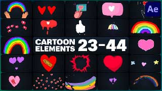 Cartoon Elements for After Effects-47852622