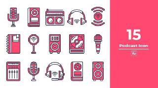 Podcast Icon After Effect-47853411