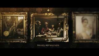 Luxury Golden Frame Display-47857242