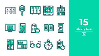 Library Icon After Effect-47866302