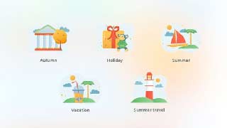 Vacation and Seasons-Gradient Concepts-48987911