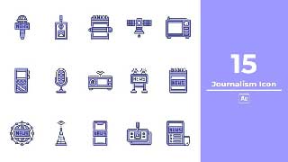 Journalism Icon After Effect-48988702