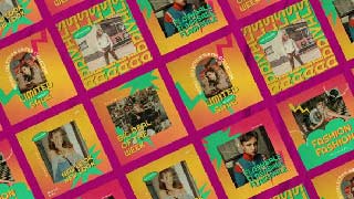 Guine Colorful Retro Noise Posts-48995206