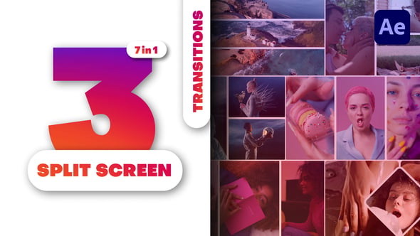 Multiscreen Transitions-3 Split Screen