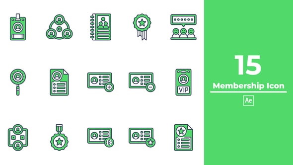 Membership Icon After Effects-49053990
